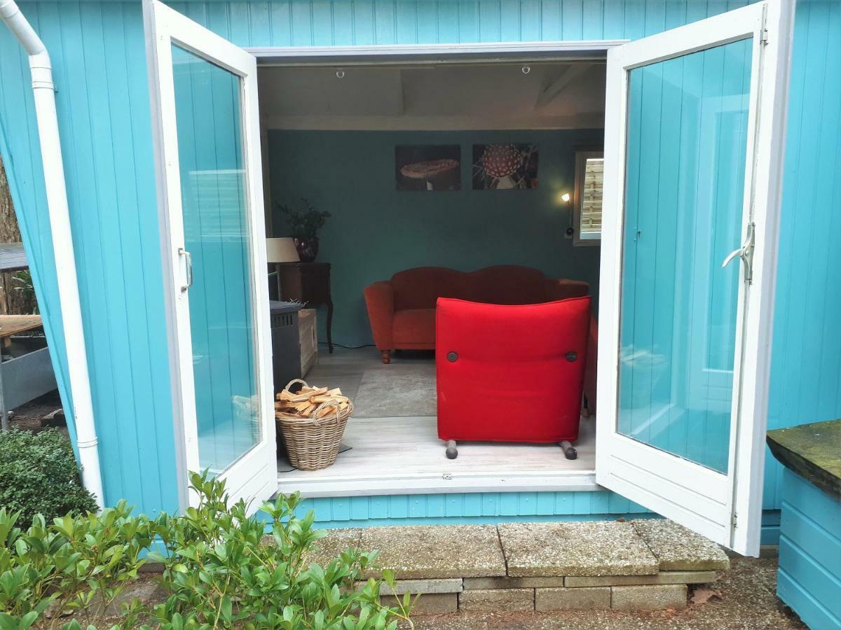 Boshuis Turquoise / Smaakvol Genieten Op De Veluwe Hoenderloo Kültér fotó