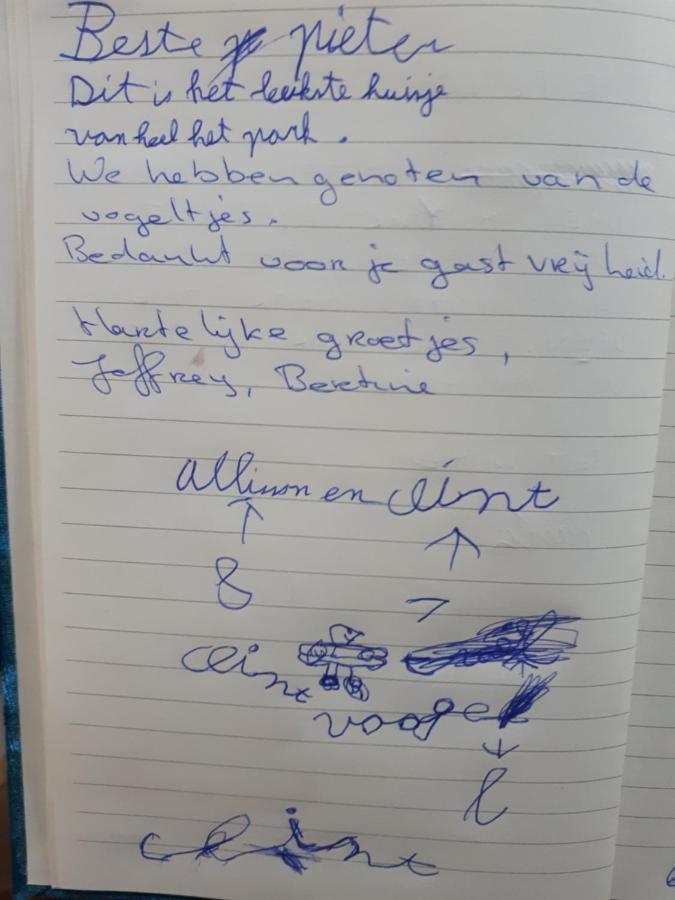 Boshuis Turquoise / Smaakvol Genieten Op De Veluwe Hoenderloo Kültér fotó