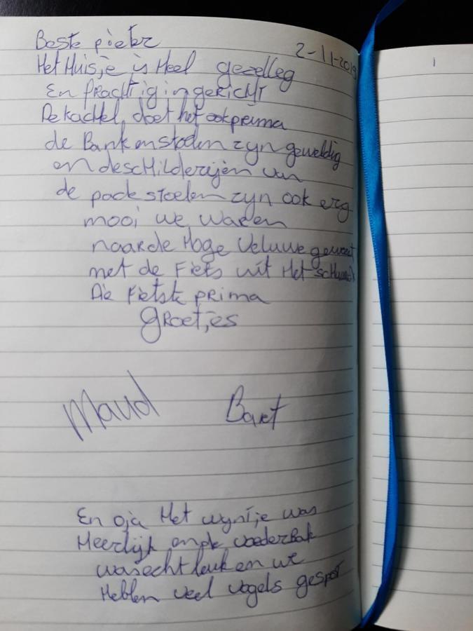 Boshuis Turquoise / Smaakvol Genieten Op De Veluwe Hoenderloo Kültér fotó